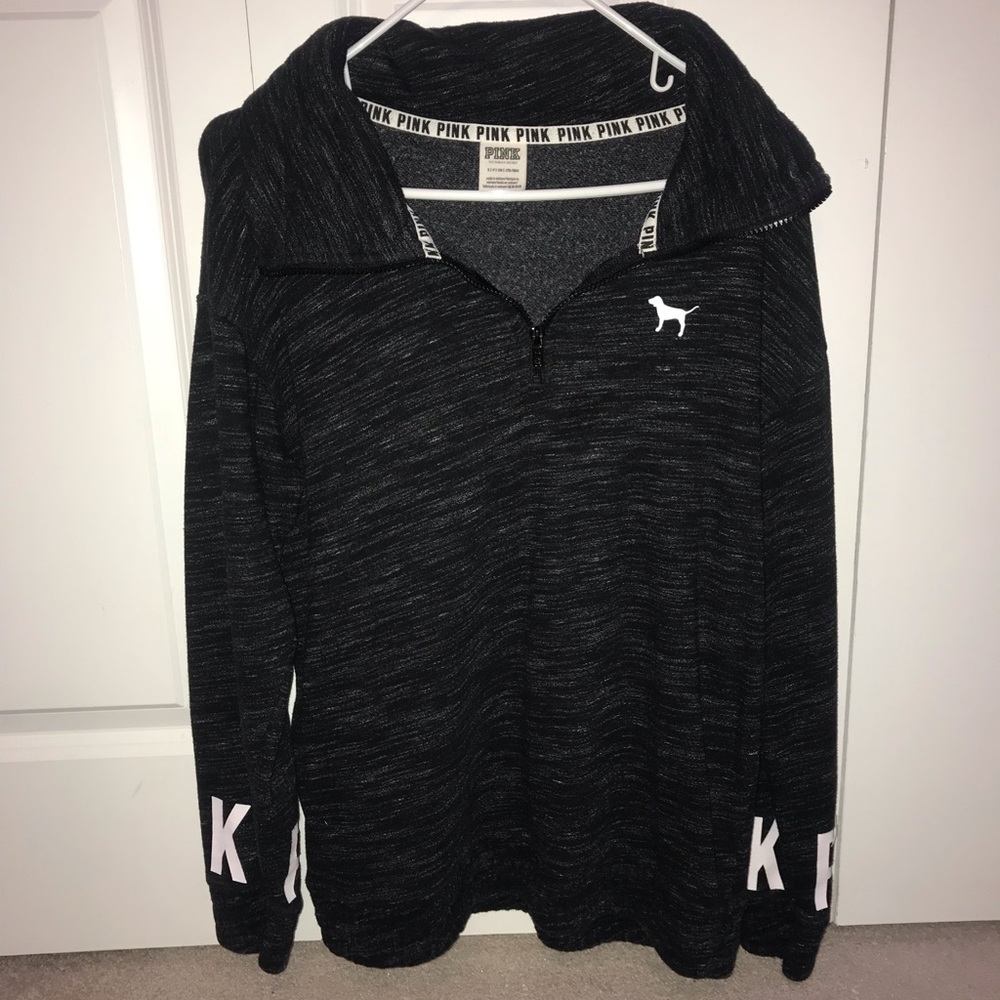 Pink VS Cozy Quarterzip sweater